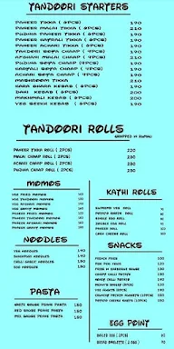 24 Seven Thali menu 2