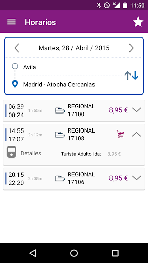 Renfe Horarios