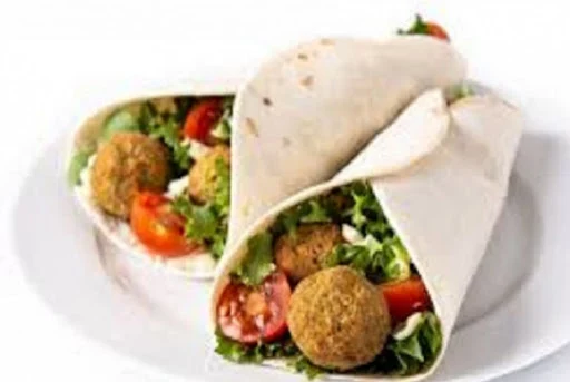 American Cheesy Falafel Wrap (Jain)