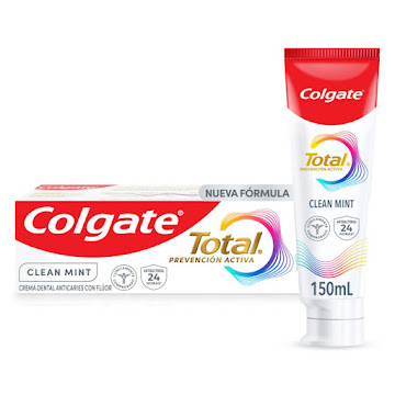 Crema Dental Colgate Total Clean Mint Prevención Activa x 150 ml  