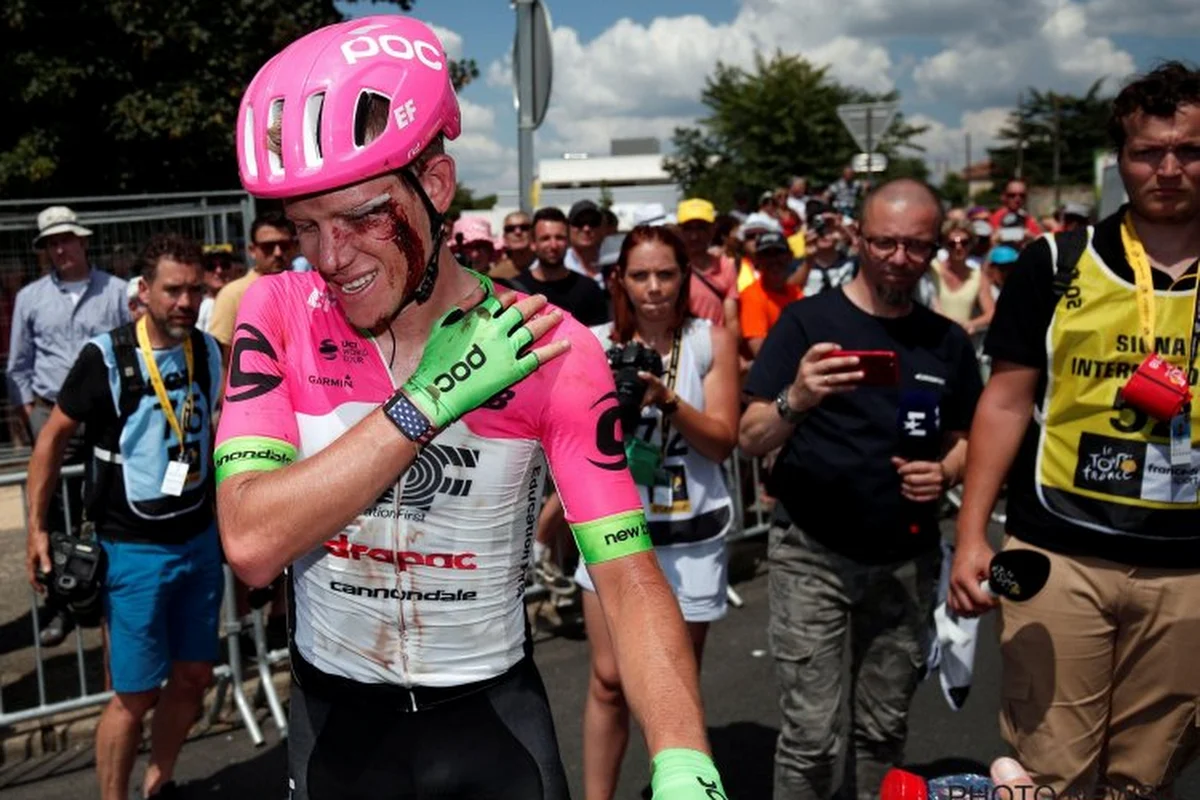 Tourrenner die met gebroken schouderblad doorrijdt oogst lof, en lacht op Twitter met Neymar