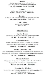 Starbucks menu 5