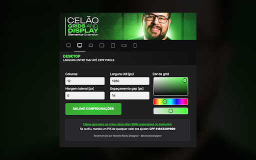 Celão Grids and Display Elementor Extension Preview 3