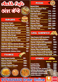 Ansh Cafe menu 1