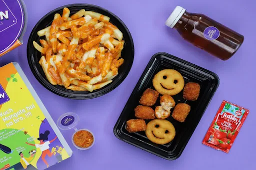 Pizza Canteen Fries + Poppers [ 60% Off At Checkout]