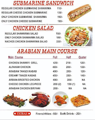 Arabian Bites menu 2