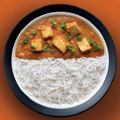 Shahi Paneer (2 Pcs) With Rice And 1 Butter Roti