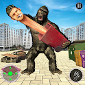 Fly Gorilla City Attack Game