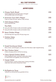 The Hanse Plaza menu 1