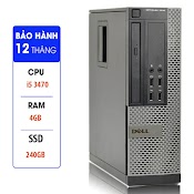 Case Máy Tính Đồng Bộ Dell Optiplex 7010 Core I5 3470, Ram 4Gb, Ổ Cứng Ssd 240Gb