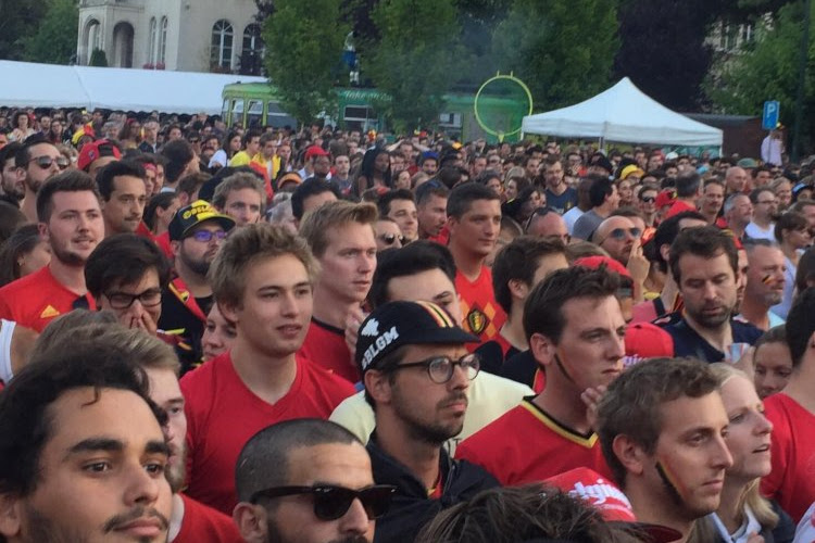 ? Revivez le match Belgique-Japon depuis la place Wiener à Bruxelles 