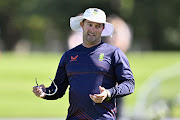 SA coach Mark Boucher prior to day two of the first Test against New Zealand at Hagley Oval in Christchurch, New Zealand on February 18 2022.