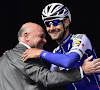 Afscheidnemende Tom Boonen nog voor de start in de bloemetjes gezet door organisatie E3 Prijs