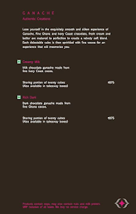 Fabelle Chocolates menu 7