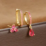 E1699 Gold Rose Red Three