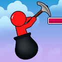 Icon Hammer Climb Stick man Game