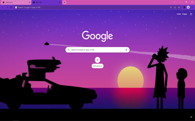 Rick & Morty chrome extension