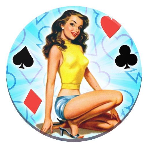 Женщина GGPOKER на заставке. Стрип Покер жвачка наклейки. Приложение pin up game