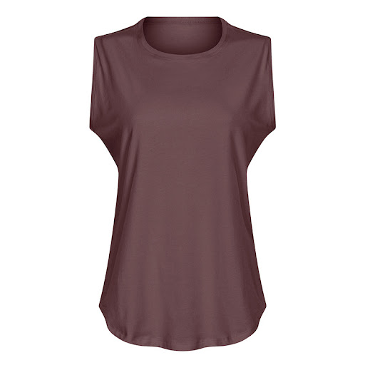 Title 1, Cotton round neck sleeveless T-shirt