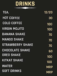 Caffeine Machine Cafe menu 1