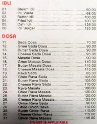 Kalpana menu 2