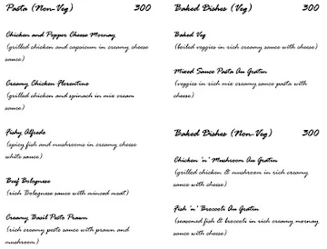 PH Cafe - Psychedelic Hues menu 