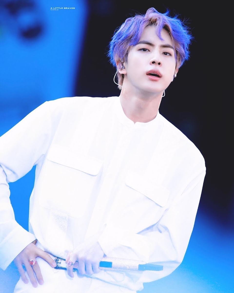 BTS's Jin's Face Is So Small, Face Masks Can Almost Cover His Whole ...