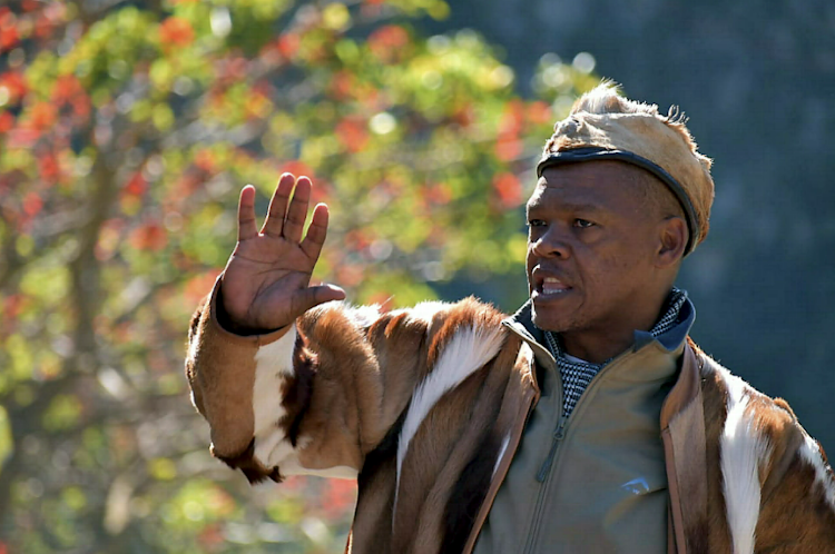 ANC MPL Christian Martin speaks at a Khoi and San cultural reawakening programme launch in Bethelsdorp on Sunday