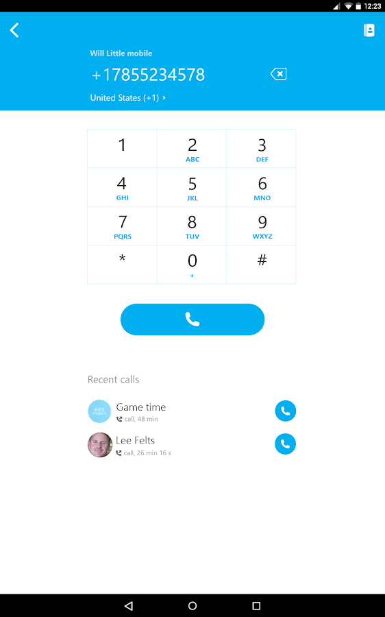    Skype - free IM & video calls- screenshot  