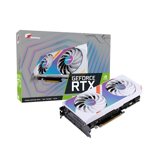 Card màn hình Colorful iGame GeForce RTX 3050 Ultra W DUO OC 8G-V 8GB GDDR6 