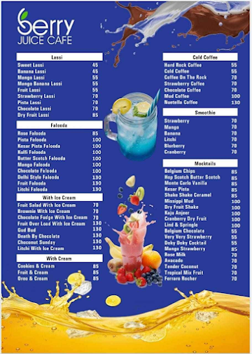 Joos-T Cafe&Juice Bar menu 