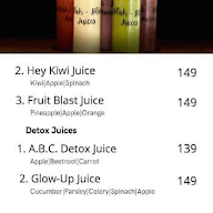 Blah-Blah Juices menu 3