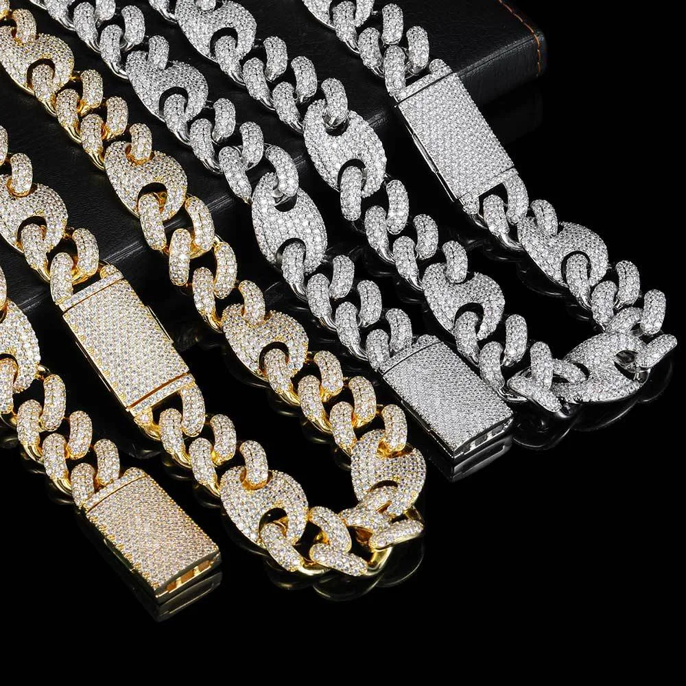 Title 8, Collier Hip Hop 20mm Chaîne Cubaine "Pig Nose" ...
