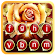 Thème de clavier Golden Rose icon