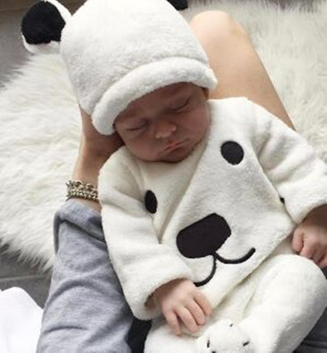 Title 5, Autumn and Winter Flannel Baby Suit, soft and w...
