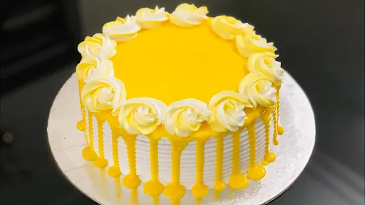 Eggless Pineapple Delight Cake