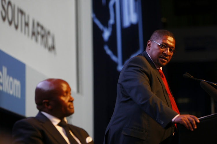 The Independent Electoral Commission (IEC) chairman Glen Mashinini speaks during the official final announcement of the 2016 local government election results on August 06, 2016 in Pretoria, South Africa.