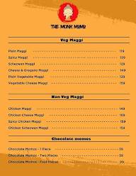 The Monk Momo menu 2