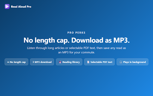 Read Aloud Pro: Text to Speech Reader screenshot 4