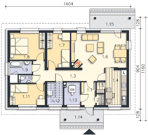 Bodmin LMB138 - Rzut parteru