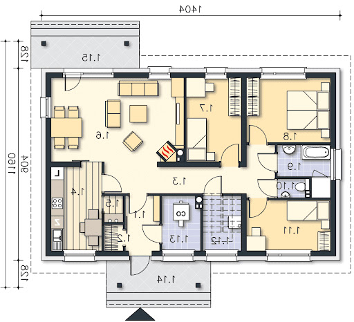 Bodmin LMB138 - Rzut parteru