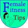 Female fitness guide icon