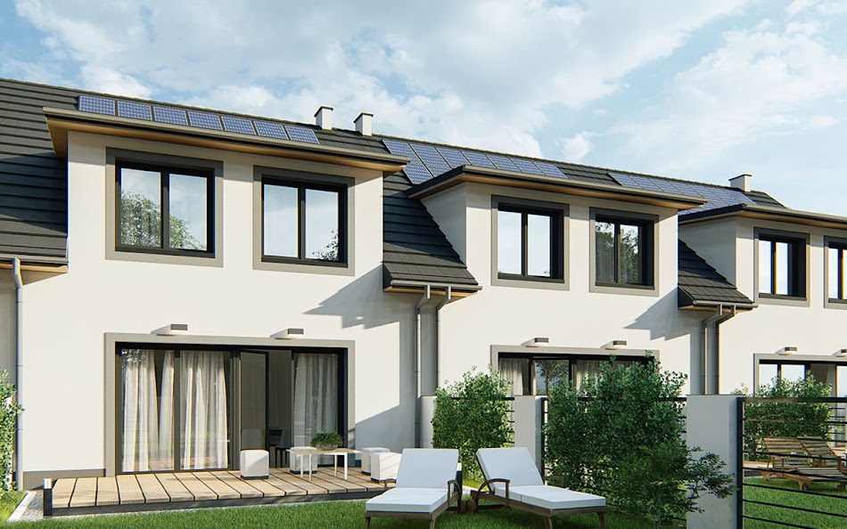 Wizualizacja 4 domu Gilbert 4 - segment lewy