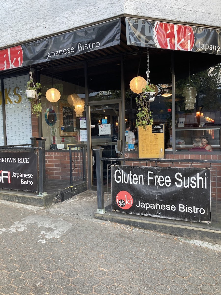 Gluten-Free at Iki Japanese Restaurant