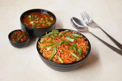 Veg Triple Schezwan Fried Rice