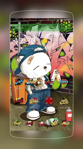 Graffiti theme Cool Cartoon