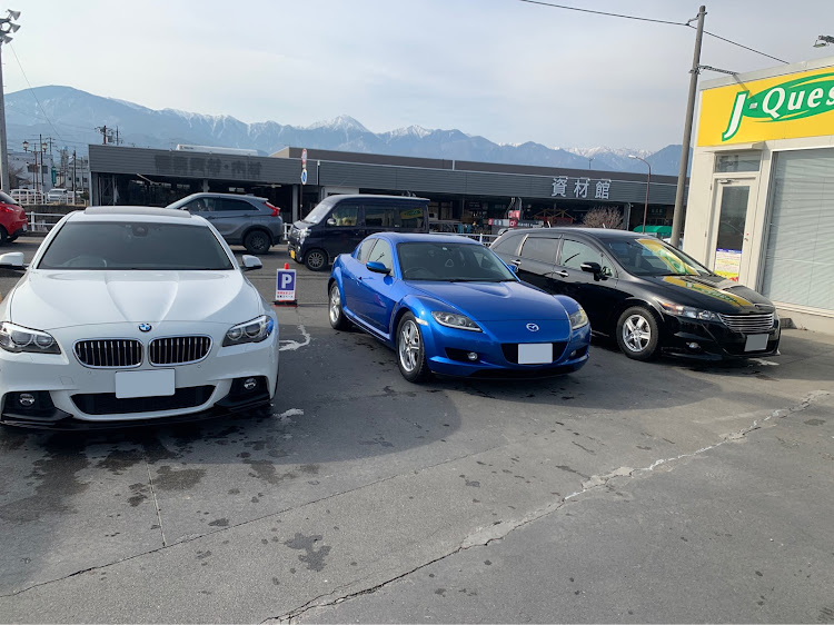 RX-8の洗車・rx-8・bmw5シリーズ・stream・イカリングヘッドライトに関するカスタム事例の投稿画像1枚目