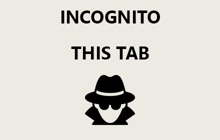 Incognito This Tab for Google Chrome™ chrome extension