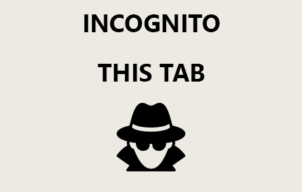 Incognito This Tab for Google Chrome™ small promo image