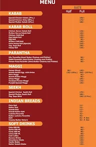 King Kabab menu 1